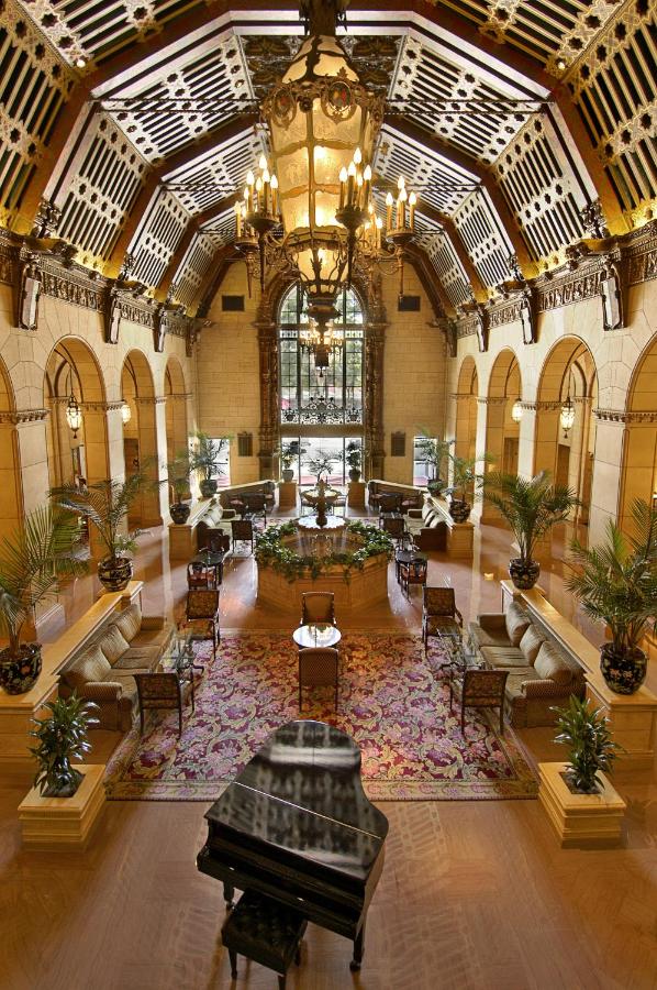 Grand hall with arched ceiling