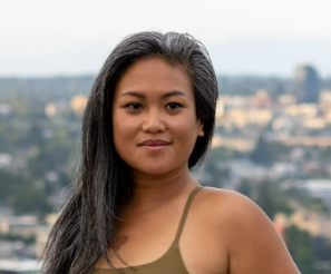 Woman with long hair