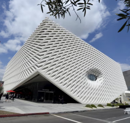 The Broad museum facade